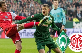 Xem trực tiếp bóng đá Mainz 05 vs Werder Bremen (VĐ Đức), 0h ngày 5/11