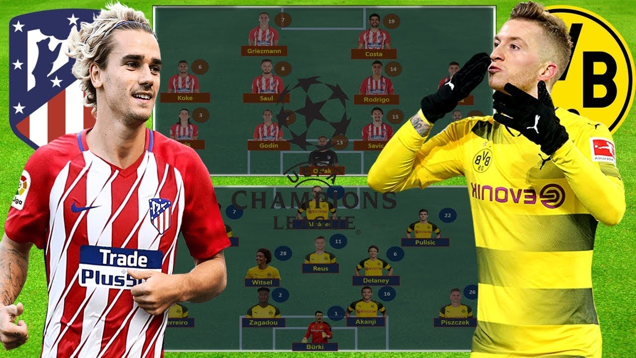 Xem trực tiếp bóng đá Atletico Madrid vs Borussia Dortmund ở đâu?