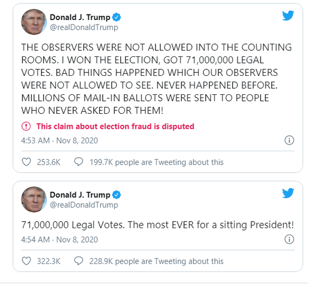 Ông Trump tự nhận thắng đậm với kỷ lục 71 triệu phiếu phổ thông - 2