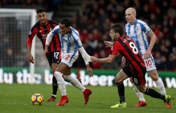 Xem trực tiếp bóng đá Bournemouth vs Huddersfield (Ngoại hạng Anh), 2h45 ngày 5/12