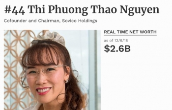 Tỷ phú Phương Thảo tăng quyền lực trên thế giới; Em trai bà Kim Thoa thêm tham vọng