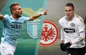 Xem trực tiếp bóng đá Lazio vs Frankfurt (Europa League), 0h55 ngày 14/12