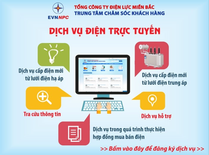 dich vu dien truc tuyen cua evnnpc khach hang huong loi