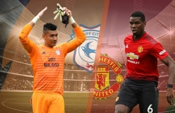 Trực tiếp Cardiff 1 - 5 Man Utd: Quỷ đỏ hiện hình!