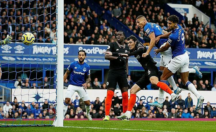 Chelsea thua 1-3 trên sân Everton