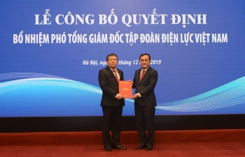 Bổ nhiệm ông Phạm Hồng Phương giữ chức vụ Phó Tổng giám đốc EVN từ ngày 1/1/2020