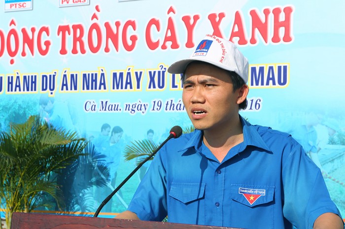 Phát động trồng cây Thanh niên tại Dự án Nhà máy xử lý khí Cà Mau phat dong trong cay thanh nien tai du an nha may xu ly khi ca mau