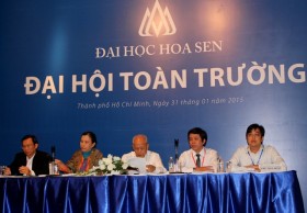 Đại học Hoa Sen tổ chức Đại hội toàn trường đầu tiên năm 2015