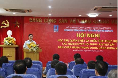 pvtrans hoc tap quan triet trien khai thuc hien cac nghi quyet tw 7 khoa xii
