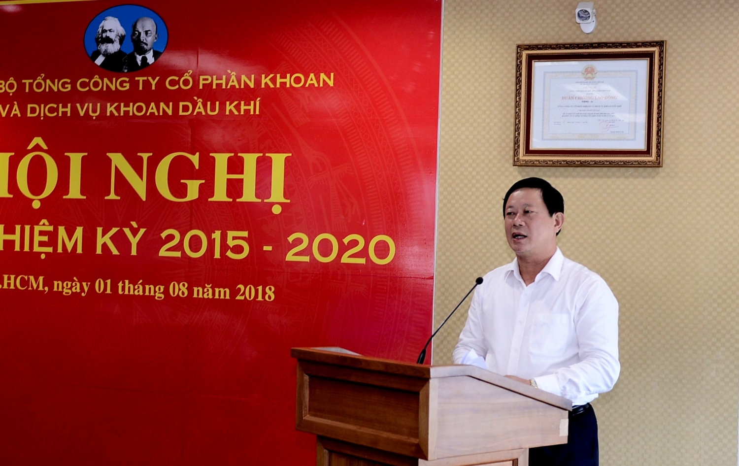 dang uy pv drlling to chuc hoi nghi so ket giua nhiem ky 2015 2020