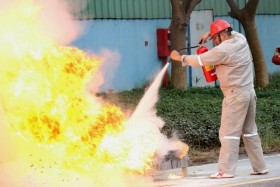 Hội thao PCCC ở Nhà máy Đạm Phú Mỹ