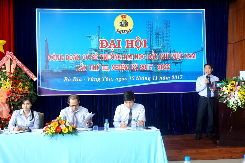 cong doan co so truong dai hoc dau khi to chuc thanh cong dai hoi lan thu 3