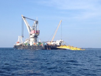 Vietsovpetro đón dòng khí đầu tiên dự án đường ống dẫn khí Nam Côn Sơn 2