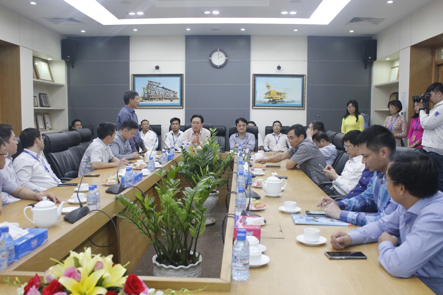 tong giam doc pvn nguyen vu truong son kiem tra cong tac tai ptsc mc