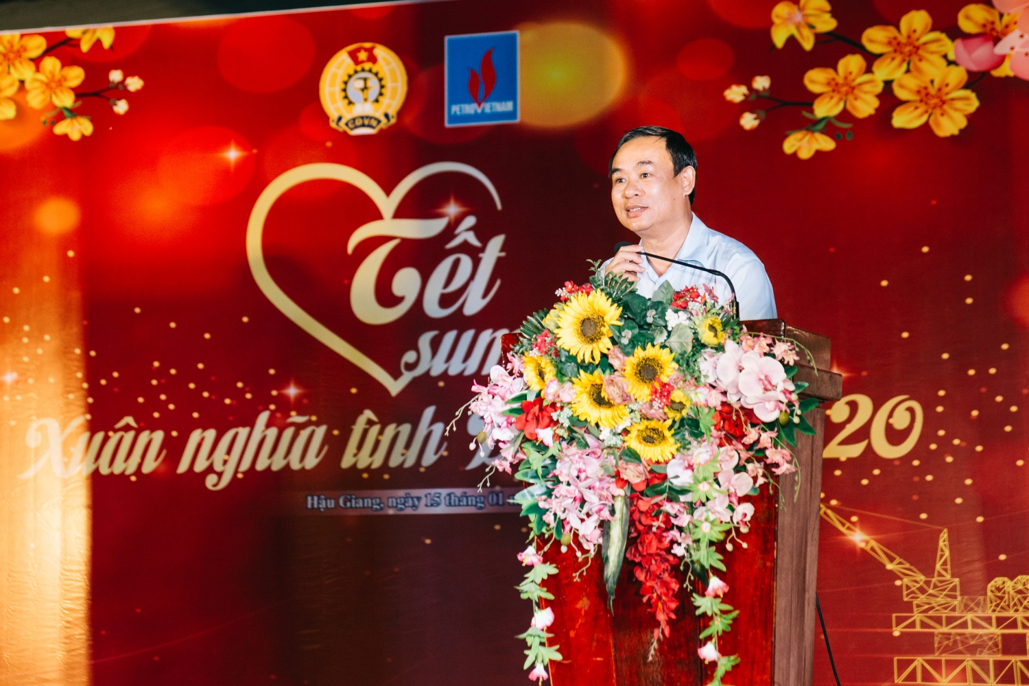 tet sum vay xuan nghia tinh dau khi tren cong truong du an nmnd song hau 1