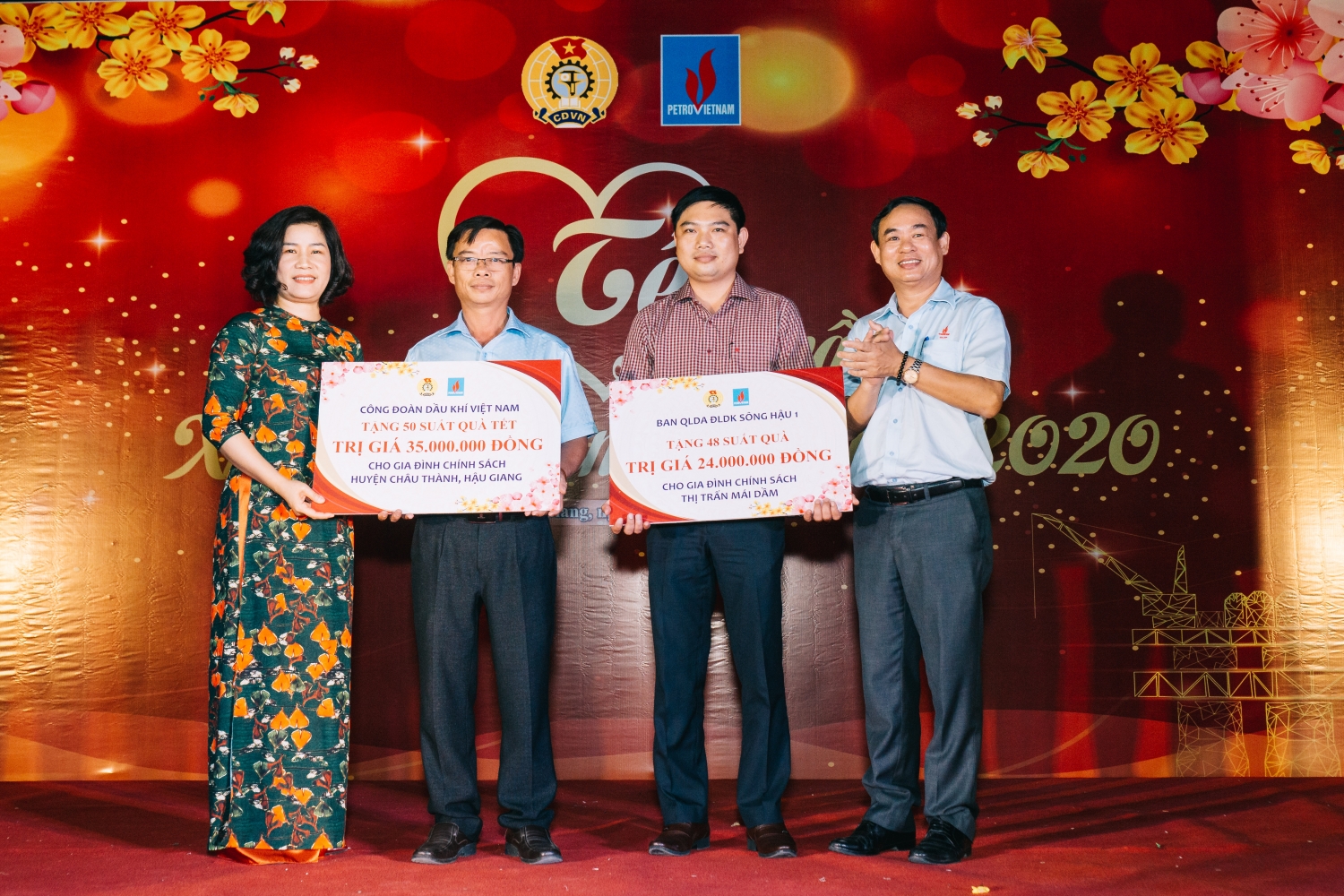 tet sum vay xuan nghia tinh dau khi tren cong truong du an nmnd song hau 1