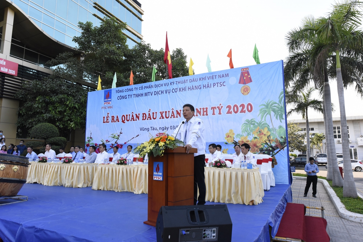 ptsc mc to chuc le ra quan dau xuan canh ty 2020