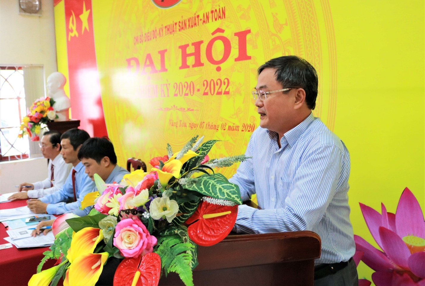 Vietsovpetro: Đại hội Chi bộ Điều độ - Kỹ thuật sản xuất - An toàn nhiệm kỳ 2020-2022