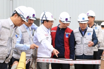 Lãnh đạo tỉnh Thái Bình, lãnh đạo Petrovietnam kiểm tra tiến độ Dự án NMNĐ Thái Bình 2