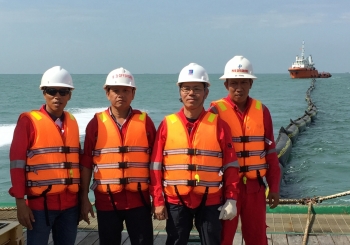 BIENDONG POC tổ chức diễn tập ứng phó sự cố tràn dầu