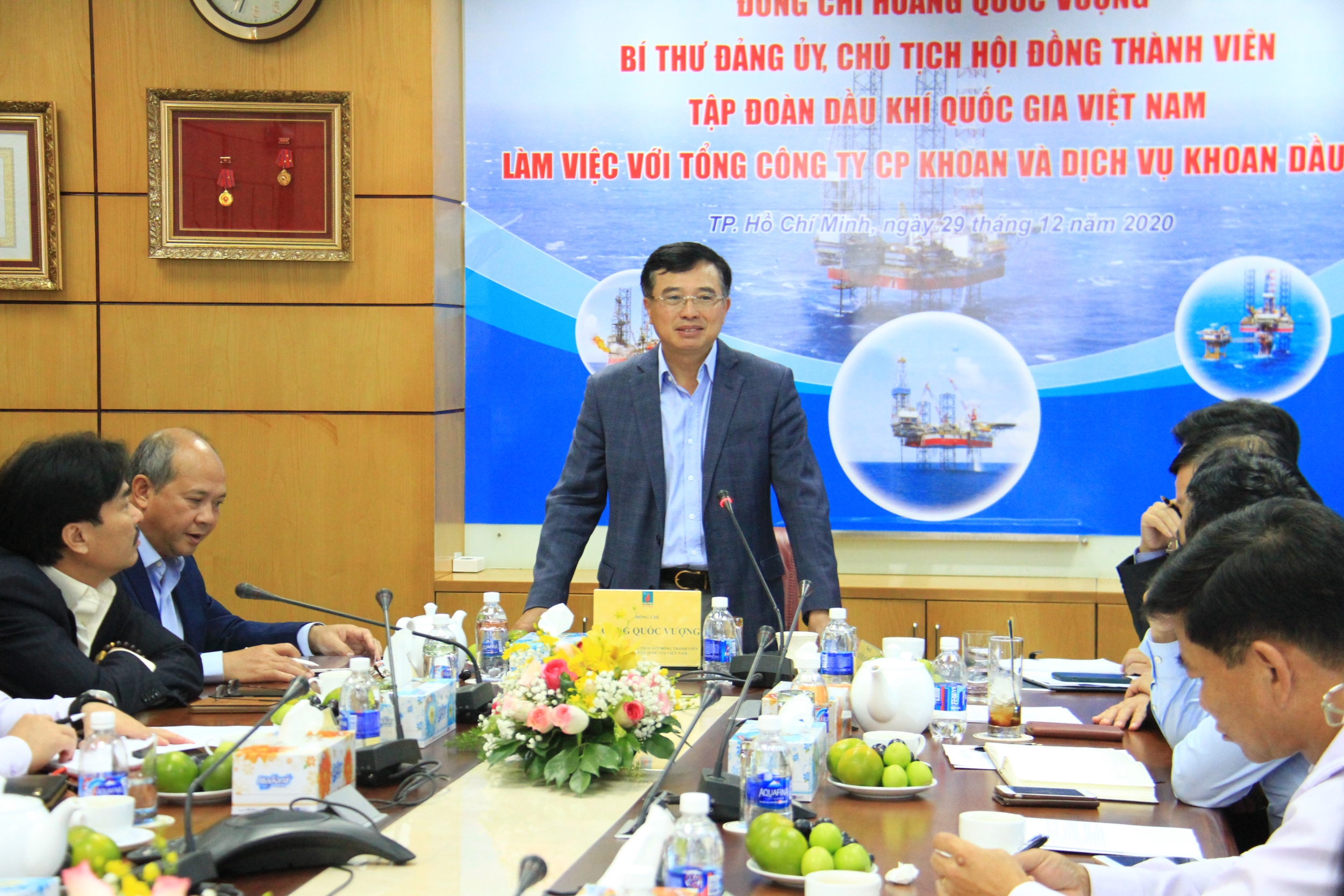 Đồng chí Hoàng Quốc Vượng: PV Drilling có vai trò, đóng góp rất quan trọng đối với Petrovietnam