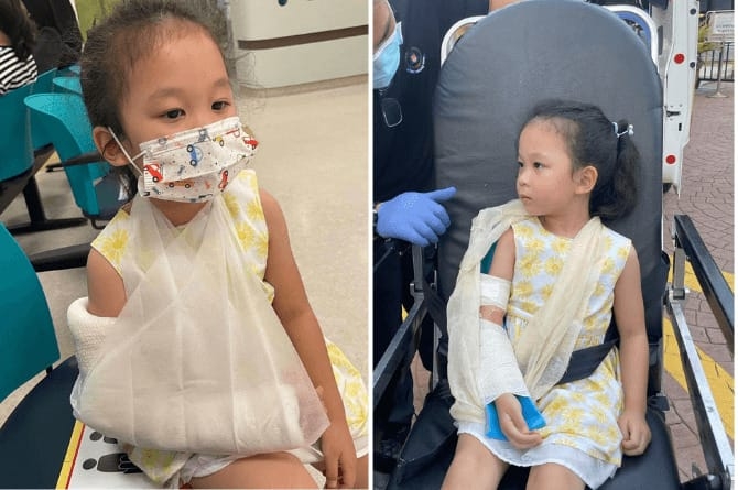 Nghe tiếng con gái 4 tuổi khóc thất thanh, mẹ chạy ra thì phát hiện cảnh đau lòng