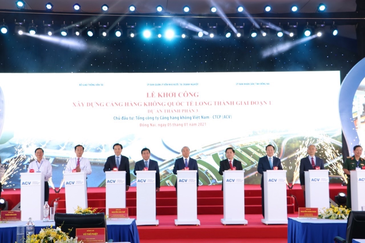 Ngày 5/1, lễ khởi công xây dựng cảng hành không quốc tế Long Thành giai đoạn 1.