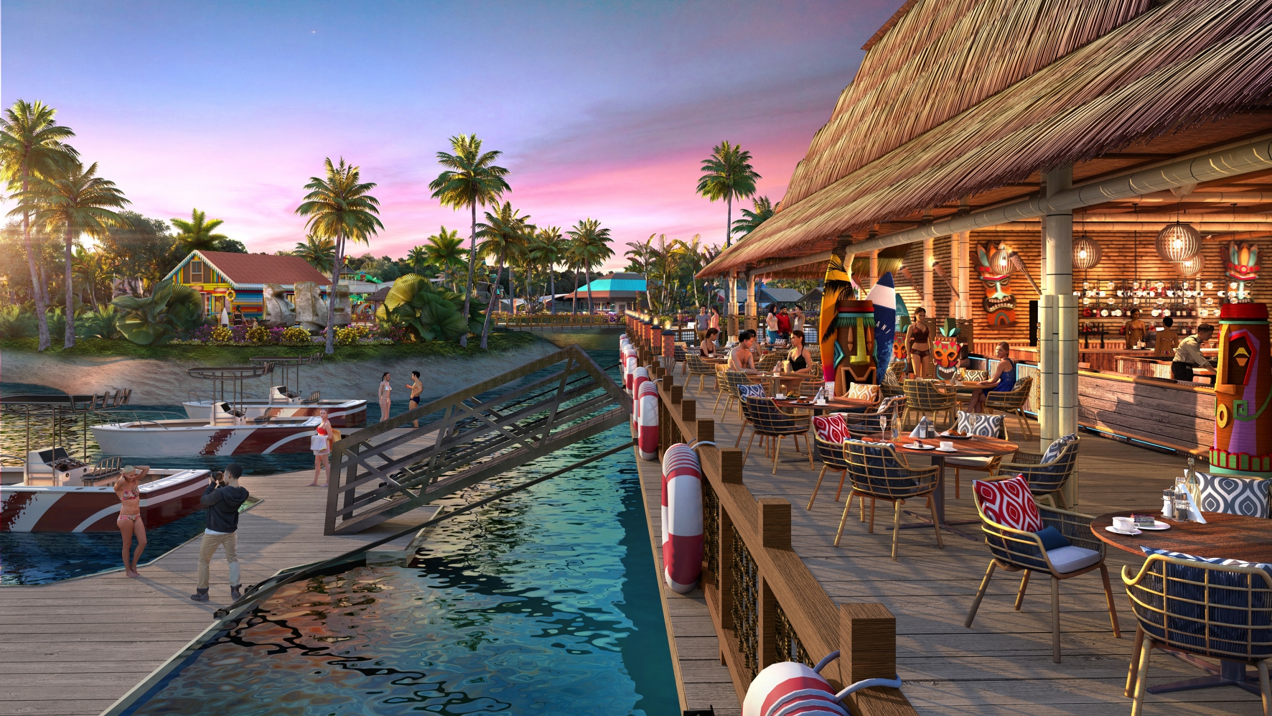 Nhâm nhi tách cà phê và đắm mình trong không khí lễ hội sẽ là trải nghiệm độc đáo tại Tropicana Park