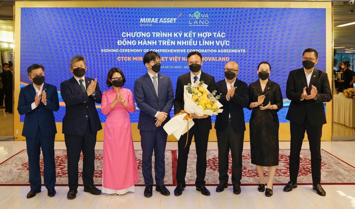 Công ty Chứng khoán Mirae Asset Việt Nam ký kết hợp tác cùng Novaland cùng tiếp tục đồng hành trong nhiều lĩnh vực