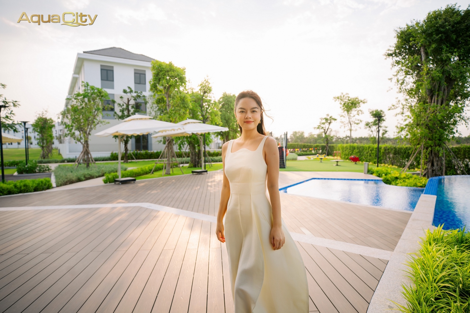 Nữ ca sĩ chia sẻ đảo Phượng Hoàng có tất cả mọi thứ cô mong ước: không gian sống trong lành và tiện ích nội khu hiện đại