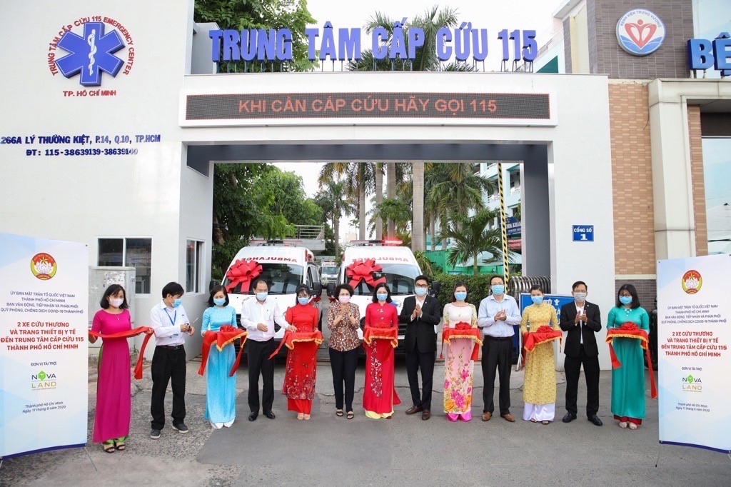 Tập đoàn Novaland tích cực tham gia đồng hành trong công tác phòng chống dịch bệnh Covid-19