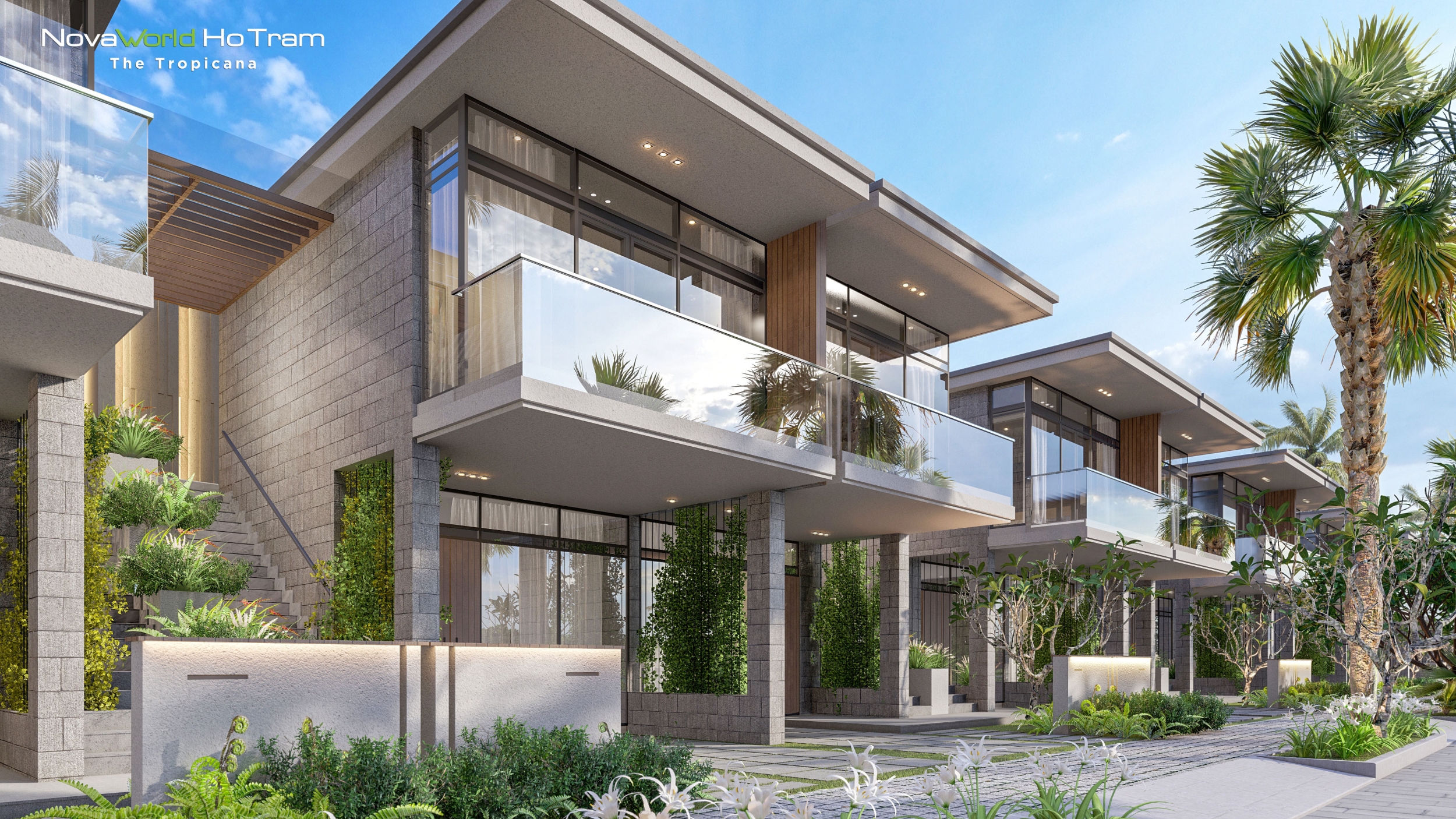 Happy Beach Villas tại phân kỳ The Tropicana – NovaWorld Ho Tram