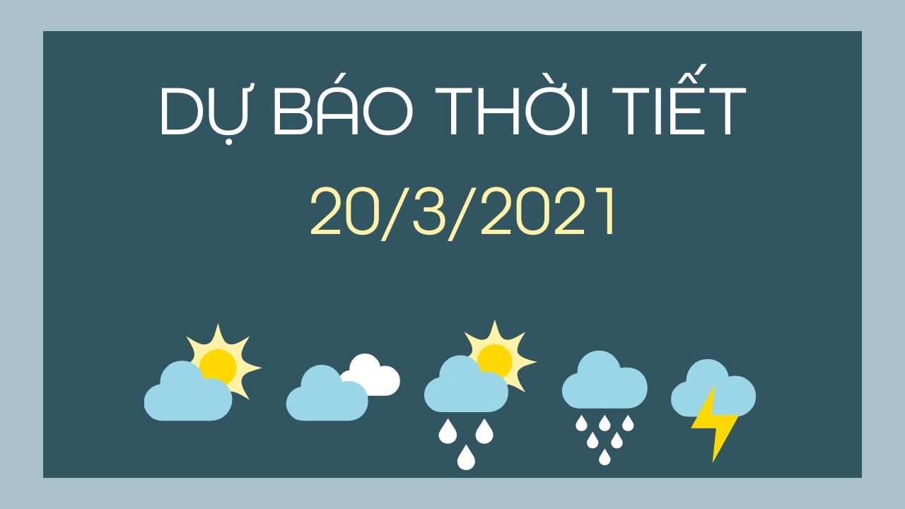 Dự báo thời tiết hôm nay ngày 20/3/2021: Miền Bắc chuẩn bị đón không khí lạnh
