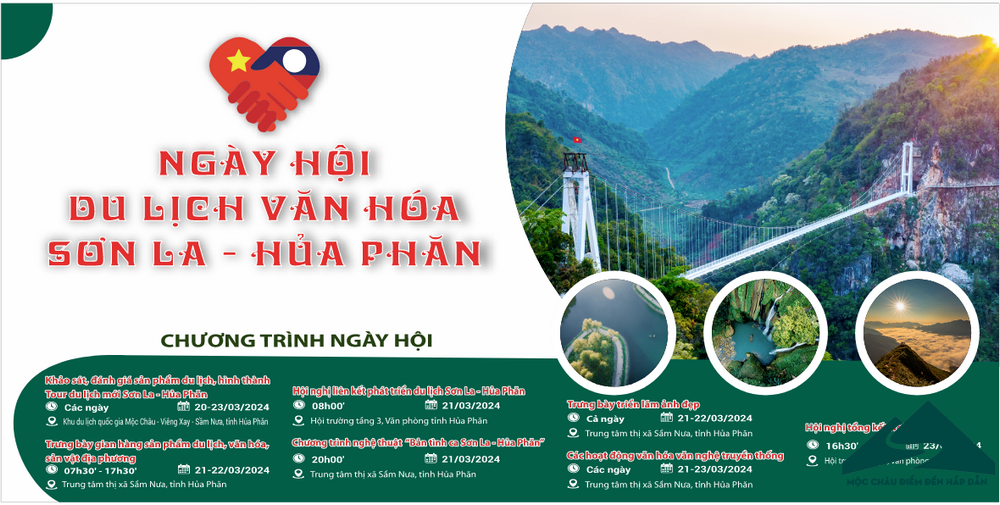 KẾ HOẠCH “Ngày hội Du lịch Văn hóa Sơn La - Hủa Phăn năm 2024”
