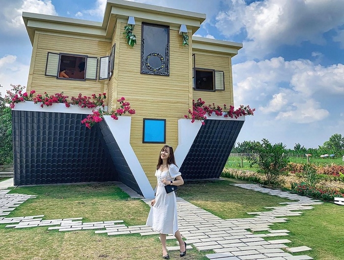 Nhà ngược Sa Đéc: Kiến trúc 