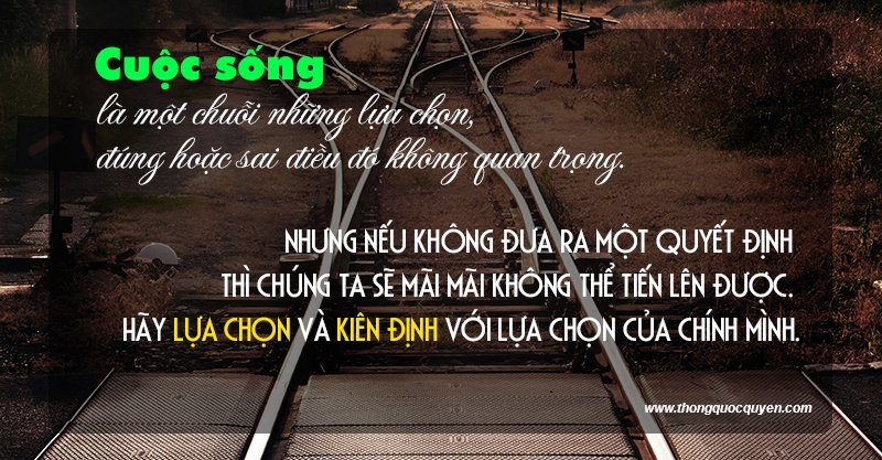 cuoc song co nhieu su lua chon
