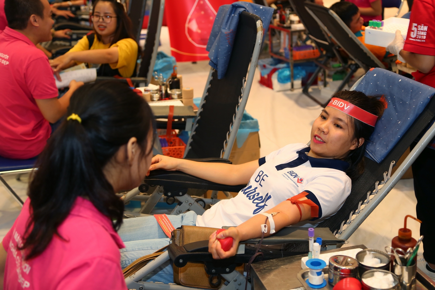 bidv tai tro chuong trinh hien mau tinh nguyen hanh trinh do 2019