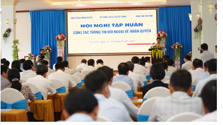 Tập huấn công tác thông tin đối ngoại về nhân quyền tại ĐBSCL