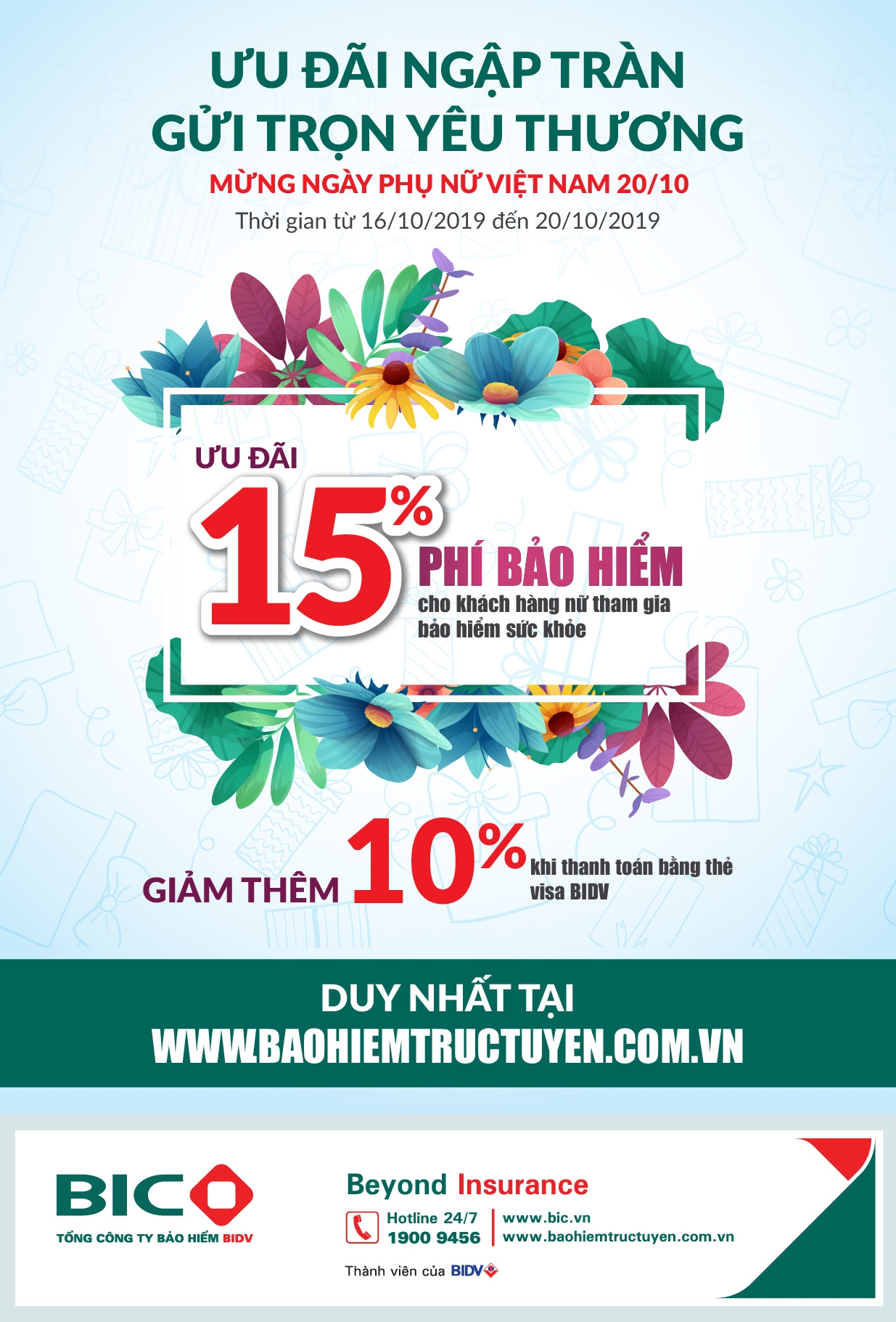 bic giam toi 25 phi bao hiem suc khoe nhan ngay phu nu viet nam