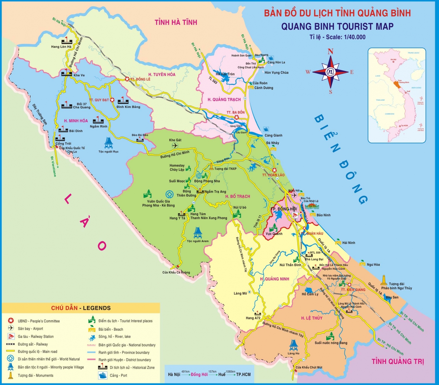Quảng Bình phân bổ chỉ tiêu kế hoạch sử dụng đất năm 2020