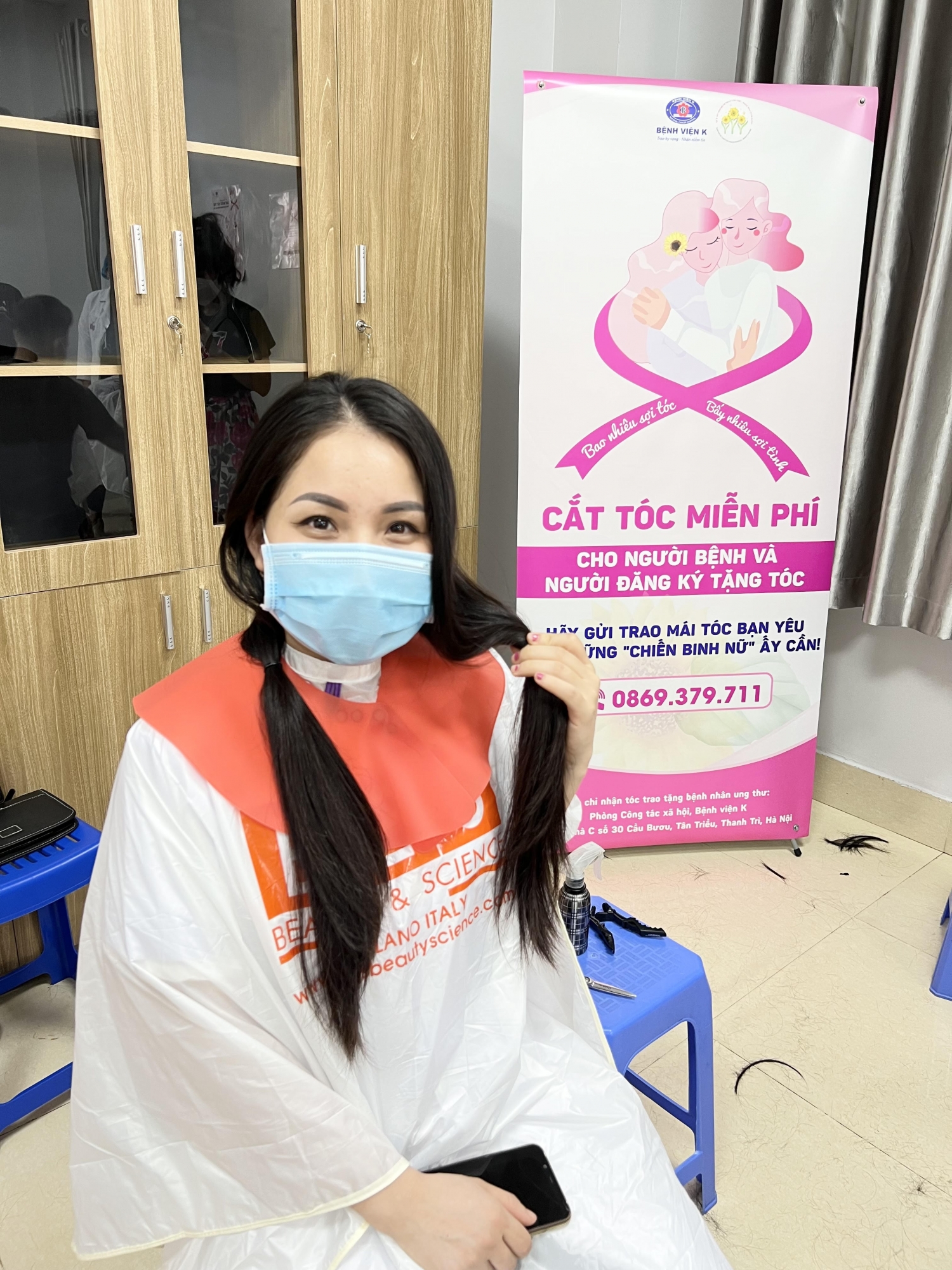Chương trình tặng tóc cho bệnh nhân ung thư: Gửi gắm thông điệp yêu thương