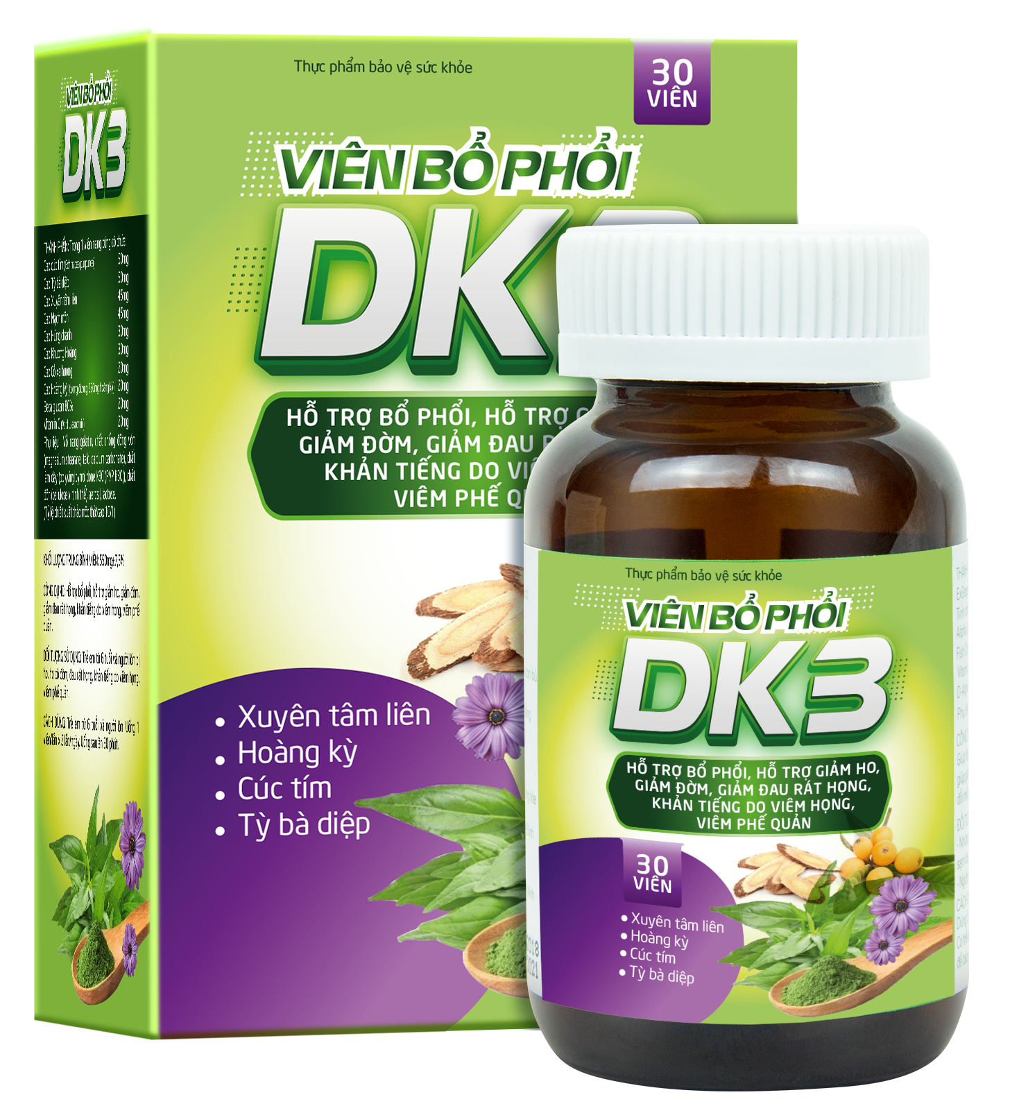 Viên bổ phổi DK3 quảng cáo vi phạm quy định của pháp luật, Bộ Y tế ra cảnh báo