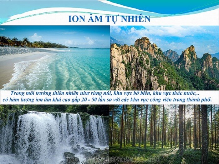 Ion âm – "Vitamin không khí" đối với sức khỏe con người