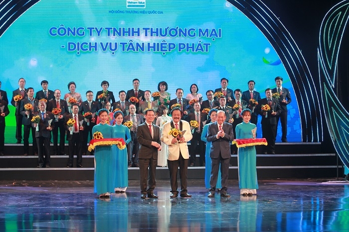 Tập đoàn Tân Hiệp Phát lần thứ 6 liên tiếp có sản phẩm đạt Thương hiệu Quốc gia