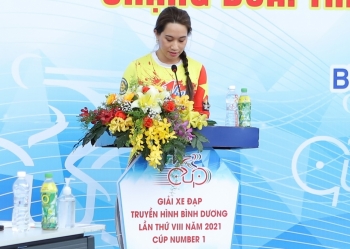 Tranh tài hấp dẫn ở chặng 2 giải đua xe đạp Bình Dương tranh Cup Number 1