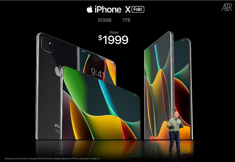 lo dien iphone man hinh gap voi thiet ke dep kho cuong