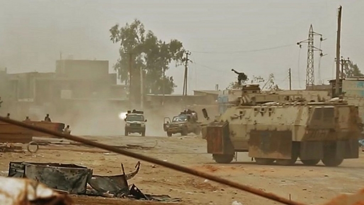thu do cua libya bi khong kich du doi trong dem