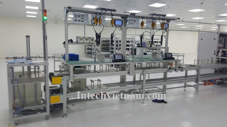 Dây chuyền lắp ráp linh kiện ô tô day chuyen lap rap linh kien o to