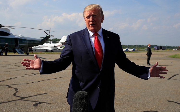 tong thong trump iran can can trong voi viec lam giau uranium
