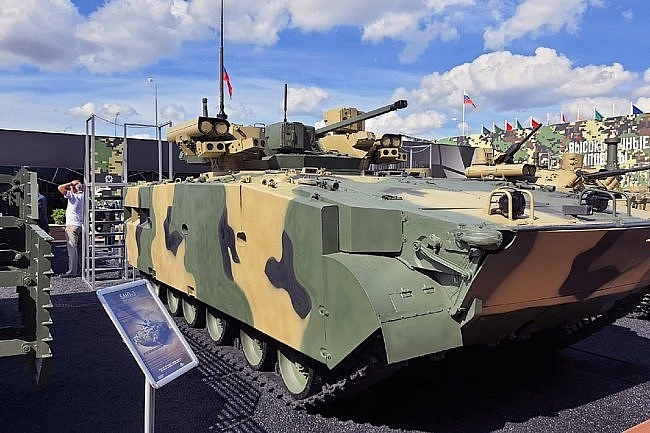 nga ra mat xe chien dau bo binh moi nhat tai army 2020
